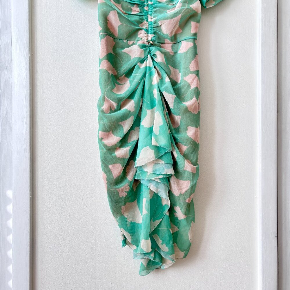 Beguile By Byron Lars Ginkgo Ruched Sheath Dress - image 5